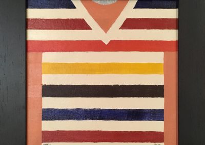 Peter Selgin, Self-Portrait w/ Striped Shirt