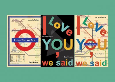Peter Selgin, Book Cover Design, I Love You, We Said, Ben Human