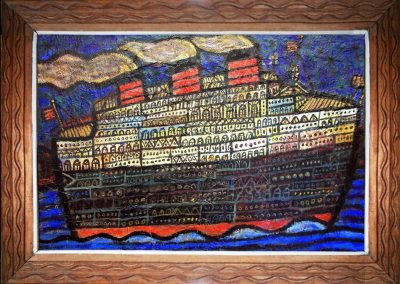 Peter Selgin, Titanic with Haitian Frame, Paintings