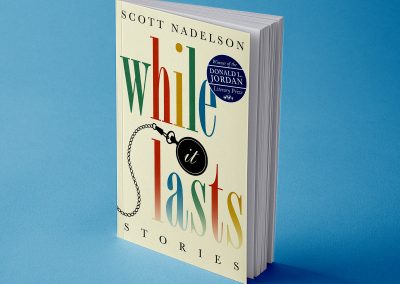 Peter Selgin, Book Cover Design, Scott Nadelson, While it Lasts