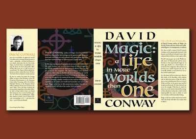 Book Cover Design, Peter Selgin, Cover Design forr Magic: a Life in More Worlds than One, by David Conway