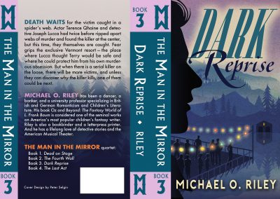 Book Cover Design, Peter Selgin, Cover Design for DARK REPRISE, by Michael O. Riley