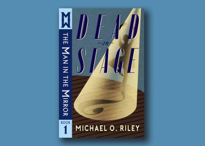 Book Cover Design, Peter Selgin, Cover Design for DEAD ON STAGE, by Michael Riley