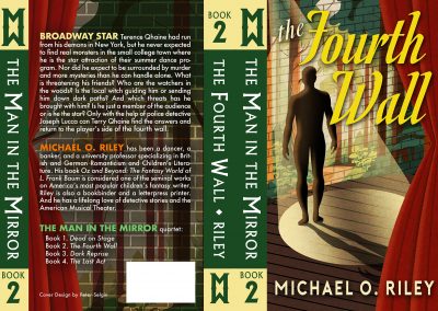 Book Cover Design, Peter Selgin, Cover Design for THE FOURTH WALL, by Michael O. Riley