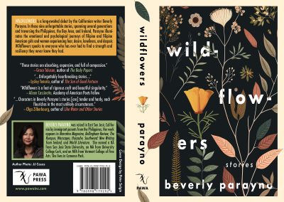 Book Cover Design, Peter Selgin, Cover Design for Wildflowers, by Beverly Parayno