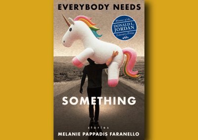 Peter Selgin, Peter Selgin Cover Design, Cover Design for EVERYBODY NEEDS SOMETHING by Melanie Pappadis Faranello