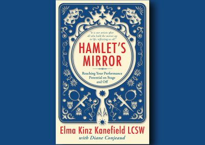 Peter Selgin, Peter Selgin Cover Design, Cover Design for HAMLET'S MIRROR by Elma Kinz Kanefield