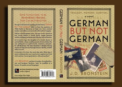 Peter Selgin, Peter Selgin Cover Design, Cover Design for GERMAN but not GERMAN, by J.D. Bronstein