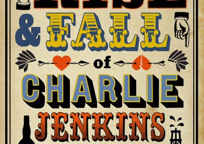 Peter Selgin, Peter Selgin Cover Design, Cover Design for The Spectacular Rise and Fall of Charlie Jenkins, by Gregory Leroy